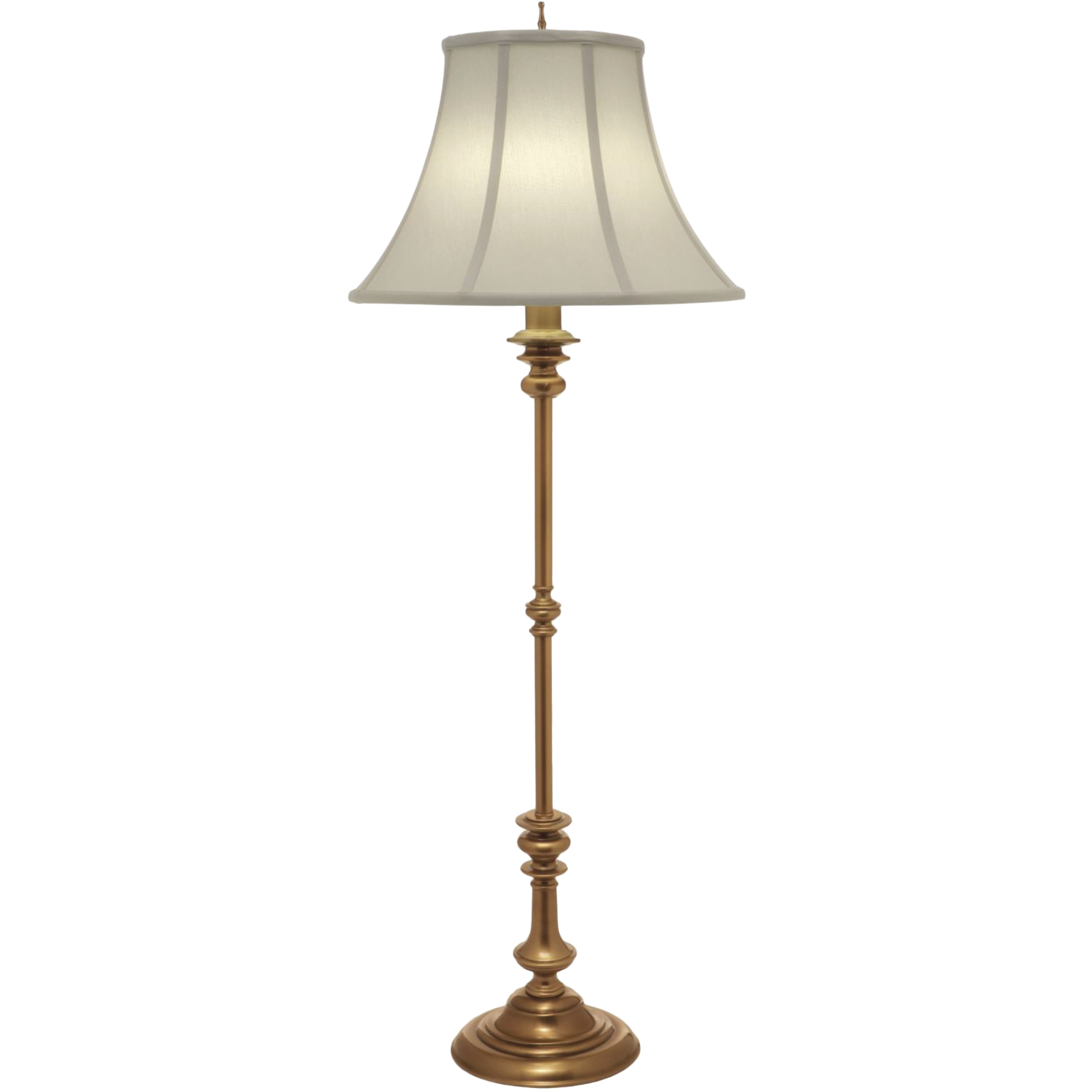 Ellie 64 inch 150 watt Antique Brass Floor Lamp Portable Light